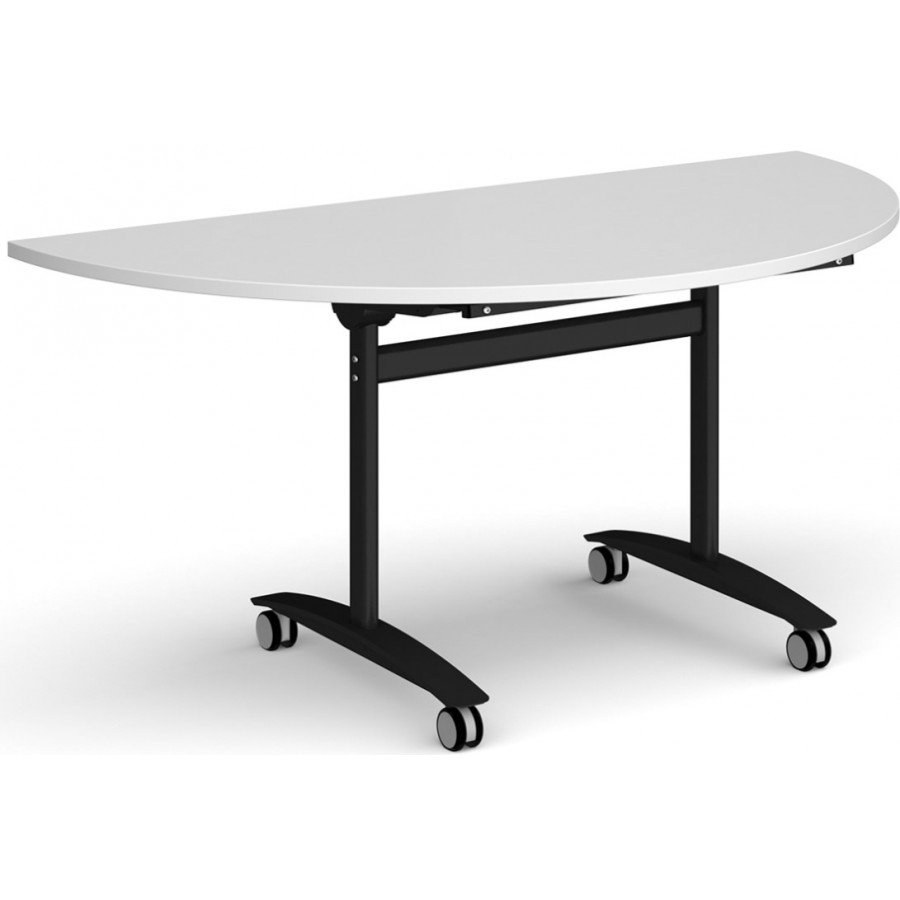 Deluxe Semi-Circular Fliptop Mobile Table